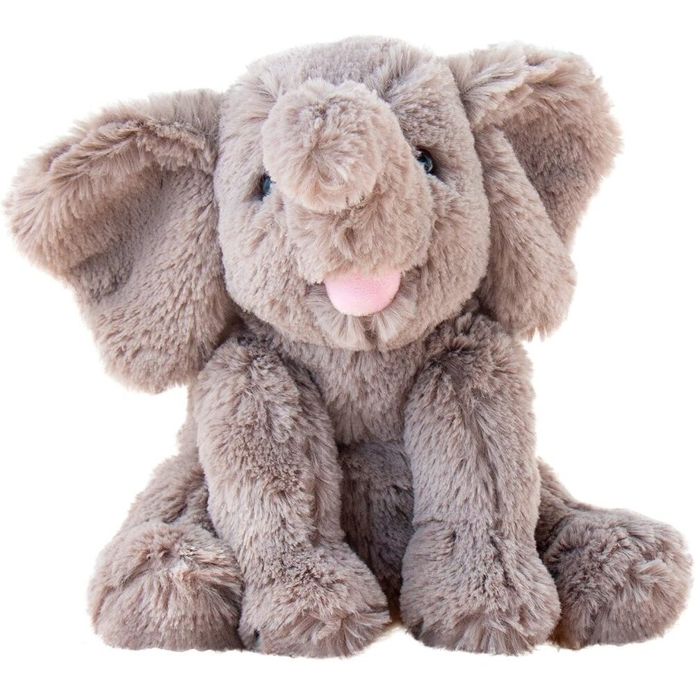 Adorable Pink Plush Calf Elephant Toy Floppy Elephish Ultra Soft Stuffed Animal